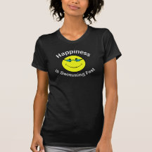 Le bonheur nage rapidement t-shirt
