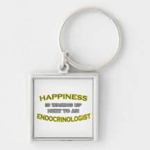 Le bonheur se réveille. Endocrinologue Porte-clefs