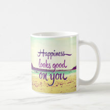 Le bonheur semble bon sur vous mug