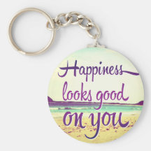 Le bonheur semble bon sur vous porte-clef