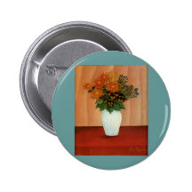 Le bouquet de Henri Rousseau des fleurs (circa 190 Badges Avec Agrafe