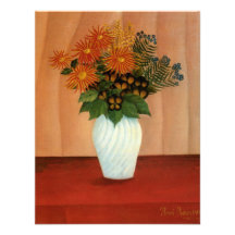 Le bouquet de Henri Rousseau des fleurs (circa 190 Invitations Personnalisables