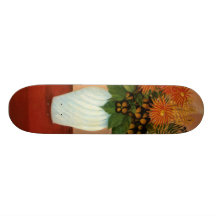 Le bouquet de Henri Rousseau des fleurs (circa 190 Skateboards Personnalisables