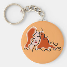 Le bouton des femmes porte-clefs