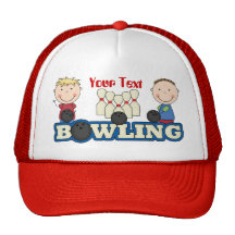 Le bowling badine le chapeau casquettes de camionneur