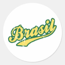 Le Brésil Autocollants