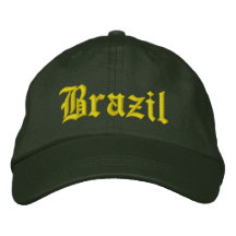 Le Brésil Casquettes De Baseball Brodées