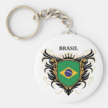 Le Brésil [personnalisez] Porte-clé