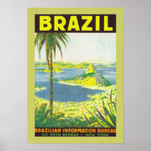 Le Brésil (toile) Posters