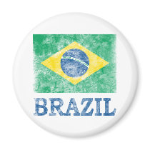 Le Brésil vintage magnets