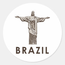 Le Brésil vintage Autocollants