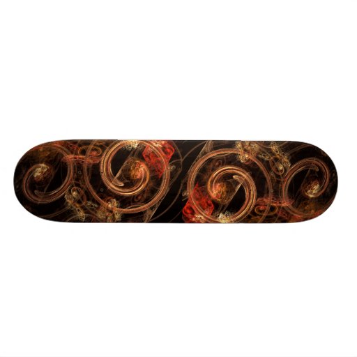 Le bruit de la planche à roulettes d'art abstrait 