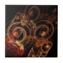 Le bruit de la tuile d'art abstrait de musique carreau