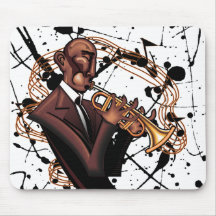 Le bruit musical Mousepad de jazz Tapis De Souris