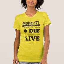 Le but de la pièce en t de moralité t-shirts