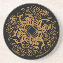 Le caboteur de Celtic de chats de Samhain Dessous De Verre