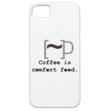 Le café est nourriture de confort coques iPhone 5 Case-Mate