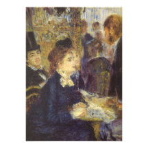 Le café par Renoir, art vintage de mpressionism Faire-parts