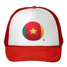 Le Cameroun - le football d'Indomables de lions de Casquettes