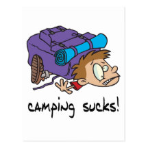 Le camping suce cartes postales