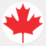 Le Canada Adhésifs Ronds