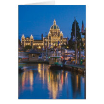 Le Canada, Colombie-Britannique, Victoria, intérie Cartes De Vœux
