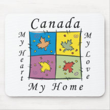 Le Canada ma maison Tapis De Souris