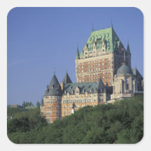 Le Canada, Québec.  Château Frontenac. Autocollants