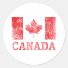 Le Canada vintage Autocollant