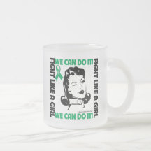Le Cancer de foie - combat comme une fille - nous  Tasses À Café