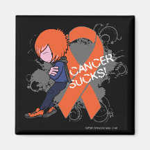 Le Cancer de leucémie suce (le garçon) Magnets
