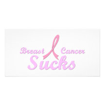 Le cancer du sein suce modèle pour photocarte