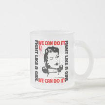Le Cancer oral - combat comme une fille - nous pou Tasse