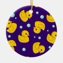 Le caoutchouc Duckies de Kawaii Ornement De Noël