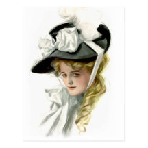 Le capot noir cartes postales