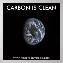 Le carbone est propre posters