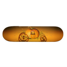 Le carrosse d'Halloween - Planche À Roulette Customisée