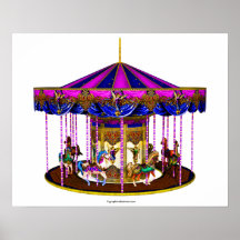 Le carrousel rose affiches