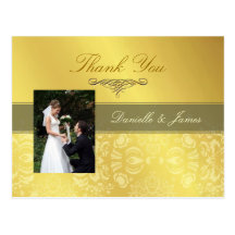 Le carte de remerciements de mariage, ou vous reme carte postale