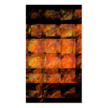 Le carte de visite d'art abstrait de mur
