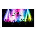 Le carte de visite du DJ de personnes de partie