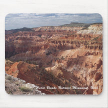 Le cèdre casse le mousepad de monument national tapis de souris