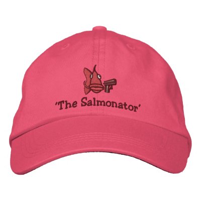 "Le chapeau brodé de Salmonator" - "Le chapeau brodé de Salmonator" -