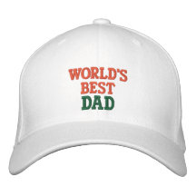 Le chapeau brodé le meilleur par papa du monde