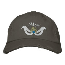 Le chapeau des femmes de conception brodées par ma casquette de baseball