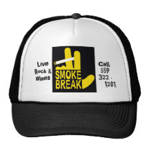 Le chapeau du camionneur de coupure de fumée casquette de camionneur