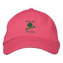 Le chapeau du paddy brodé personnalisable de St Casquette De Baseball