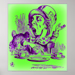 Le chapelier fou - Alice en affiche du pays des me