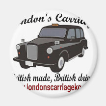 Le chariot de Londres Magnets Pour Réfrigérateur