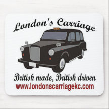 Le chariot de Londres Tapis De Souris